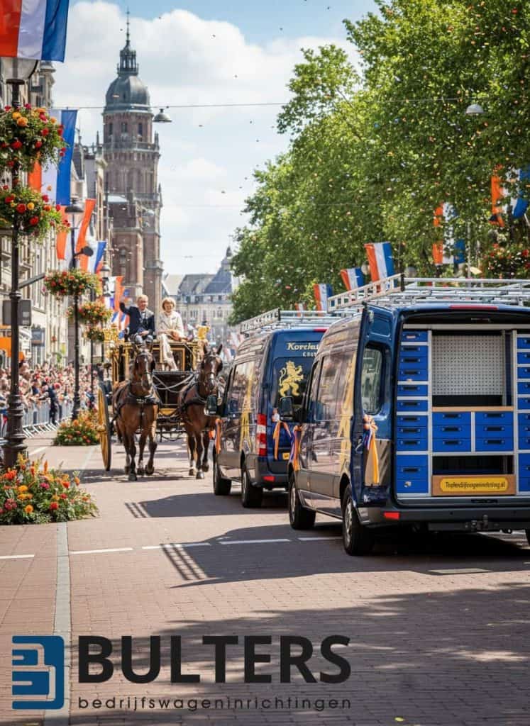 Kleine bedrijfswagens voor speciale evenementen, verhuis- of leveringsdiensten op stedelijke festivals en parades.
