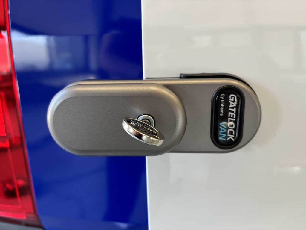 Veiligheidscilinder voor bedrijfswagen met Gatelock Van/Caravan slot, ideaal voor beveiliging van bedrijfsvoertuigen, caravans en aanhangwagens.