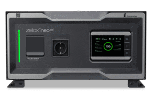 Zeliox Neo 4000 noodstroomvoorziening voor bedrijfsvoertuigen, geschikt voor professionele toepassingen en flexibel inzetbaar.